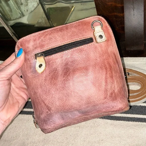 Bed Stu Leather Ventura Crossbody Bag Purple Lavender Nectar Lux Retail $155 - Picture 6 of 15